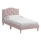 Temple &amp; Webster Kids&#039; Anastasia Upholstered Single Bed