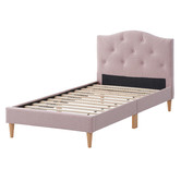 Temple &amp; Webster Kids&#039; Anastasia Upholstered Single Bed