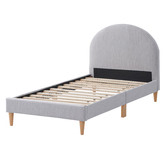 Temple &amp; Webster Kids&#039; Arch Upholstered Single Bed