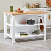 Temple &amp; Webster Vonn Kitchen Island Bench with Storage