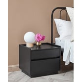 Temple &amp; Webster Mila Sphere Pine Wood Table Lamp