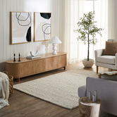 Temple &amp; Webster 50cm Zahli Cement Table Lamp