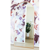 Temple &amp; Webster Metal Arched Full Length Mirror