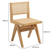 Temple & Webster Korina Rattan Dining Chairs