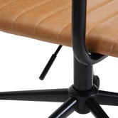 Temple &amp; Webster Tan Mose Faux Leather Office Chair