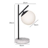 Temple &amp; Webster Felix Terrazzo Table Lamp
