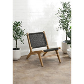 Temple &amp; Webster Harbour Acacia Wood Outdoor Lounge Chair