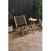 Temple &amp; Webster Harbour Acacia Wood Outdoor Lounge Chair