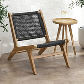 Temple &amp; Webster Cove Outdoor Side Table &amp; Harbour Lounge Chair Set