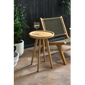 Temple &amp; Webster Cove Acacia Wood Outdoor Side Table