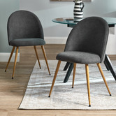 Temple &amp; Webster Charlie Upholstered Dining Chairs