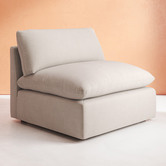 Temple &amp; Webster Martine Upholstered Armless Chair