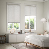 Temple &amp; Webster Custom Linesque Light Filtering Roller Blind