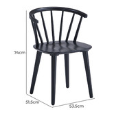 Temple &amp; Webster Aurora Spindle Dining Chairs