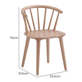 Temple &amp; Webster Aurora Spindle Dining Chairs