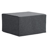 Temple &amp; Webster Rubix Convertible Ottoman Sofa Bed with Slipcover