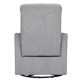 Temple &amp; Webster 2 Piece Sweep Swivel Rocking Armchair &amp; Ottoman Set