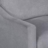 Temple &amp; Webster 2 Piece Sweep Swivel Rocking Armchair &amp; Ottoman Set
