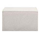 Temple &amp; Webster Rubix Convertible Ottoman Sofa Bed with Slipcover