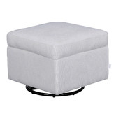 Temple &amp; Webster 2 Piece Sweep Swivel Rocking Armchair &amp; Ottoman Set