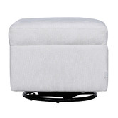Temple &amp; Webster 2 Piece Sweep Swivel Rocking Armchair &amp; Ottoman Set
