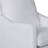 Temple &amp; Webster 2 Piece Sweep Swivel Rocking Armchair &amp; Ottoman Set