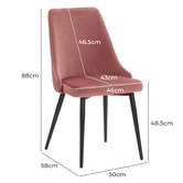 Temple &amp; Webster Brahms Velvet Dining Chairs
