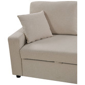 Temple &amp; Webster Darcy 3 Seater Sofa Bed with Reversible Chaise