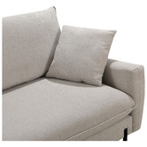 Natural Georgie 3 Seater Upholstered Sofa | Temple & Webster