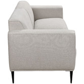 Temple &amp; Webster Natural Rhys 3 Seater Upholstered Sofa