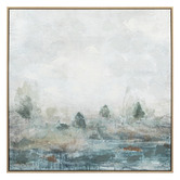 Temple &amp; Webster Coastline Fog Framed Canvas Wall Art