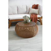 Temple &amp; Webster Bel PE Rattan Al Fresco Coffee Table