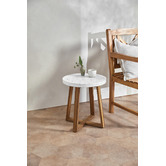 Temple &amp; Webster Calypso Polystone Outdoor Side Table