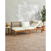 Temple &amp; Webster Daylesford Acacia Wood Outdoor Daybed