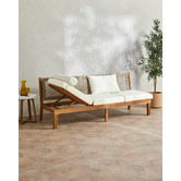 Temple &amp; Webster Daylesford Acacia Wood Outdoor Daybed