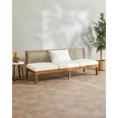 Temple &amp; Webster Daylesford Acacia Wood Outdoor Daybed