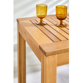 Temple &amp; Webster 4 Seater Verona Wooden Outdoor Bar Table Set