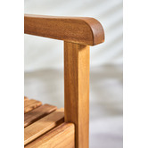 Temple &amp; Webster Natural Santa Cruz Acacia Wood Outdoor Armchair