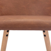 Temple &amp; Webster Frankie Upholstered and Solid Beech Wood Dining Chairs