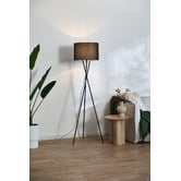Temple &amp; Webster Bert Steel Tripod Floor Lamp