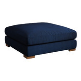 Temple &amp; Webster Haven Velvet Ottoman