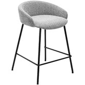Temple &amp; Webster 64.5cm Elsa Upholstered Barstools