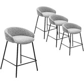 Temple &amp; Webster 64.5cm Elsa Upholstered Barstools