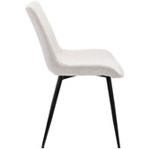 Temple &amp; Webster 4 Seater Blake Dining Table &amp; Sunnie Upholstered Dining Chair Set