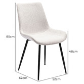 Temple &amp; Webster Sunnie Upholstered Dining Chairs