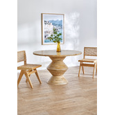 Temple &amp; Webster Axis Mango Wood Dining Table