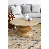 Temple &amp; Webster Axis Mango Wood Coffee Table