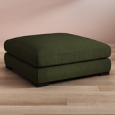 Temple &amp; Webster Haven Velvet Ottoman