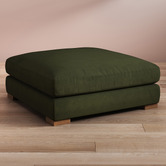 Temple &amp; Webster Haven Velvet Ottoman