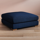Temple &amp; Webster Haven Velvet Ottoman